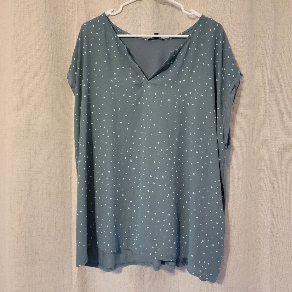 Paper Moon Green Blouse SZ 3X